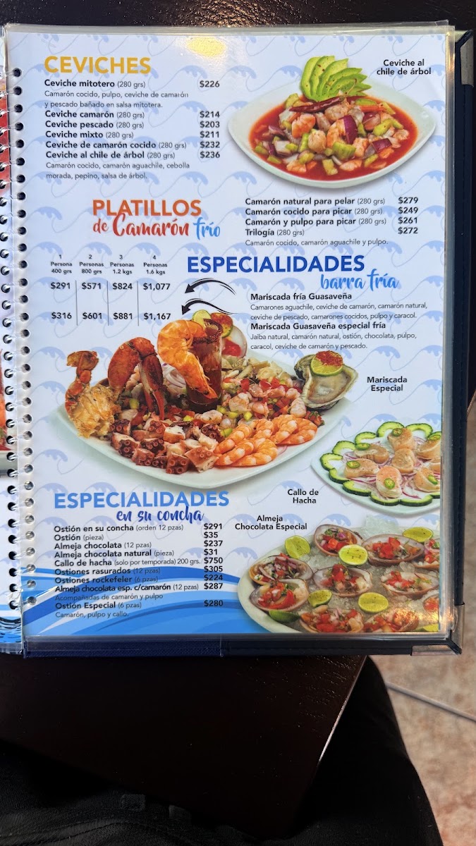 Menu - El Camarón Guasaveño, AguascalientesPhoto 10
