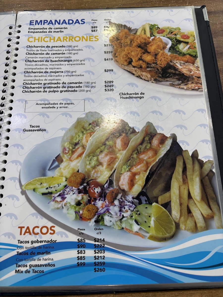 Menu - El Camarón Guasaveño, AguascalientesPhoto 2
