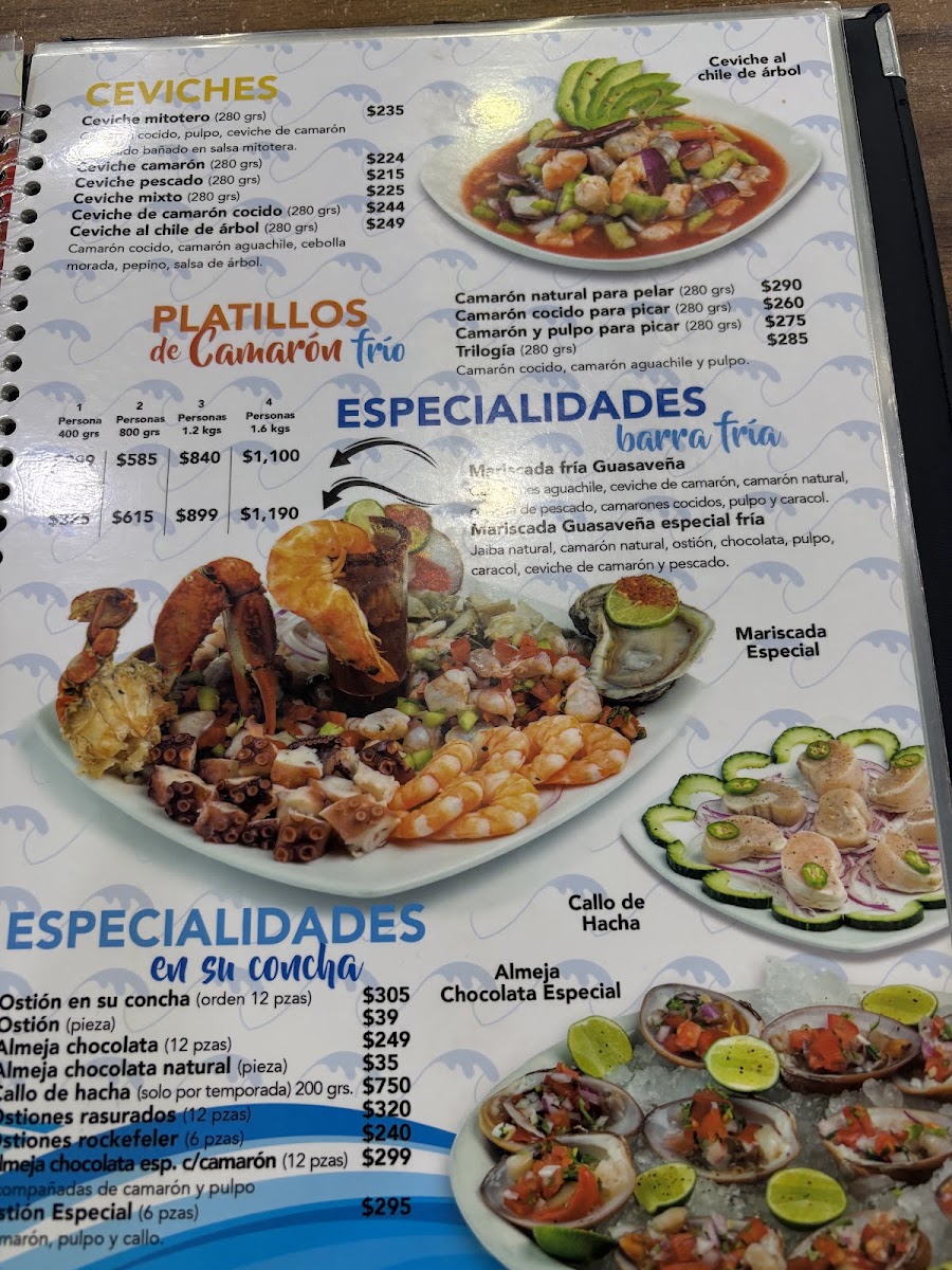 Menu - El Camarón Guasaveño, AguascalientesPhoto 9