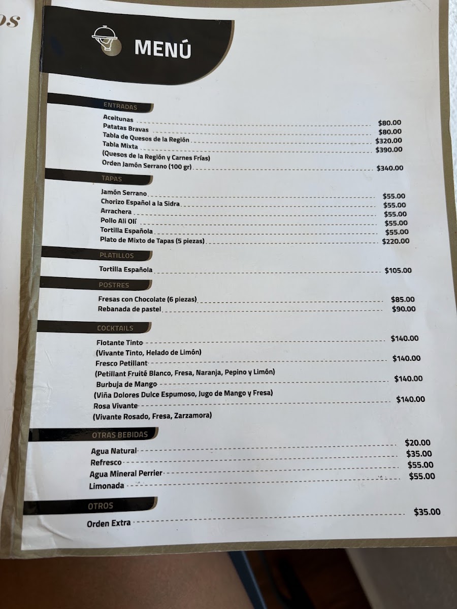 Menu - Freixenet Wine BarPhoto 1