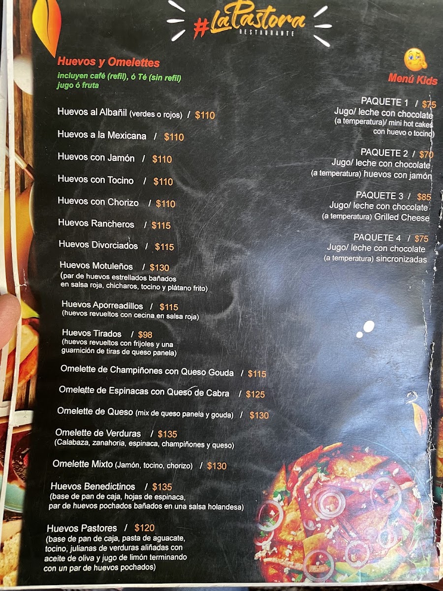 Menu - Hacienda La PastoraPhoto 3