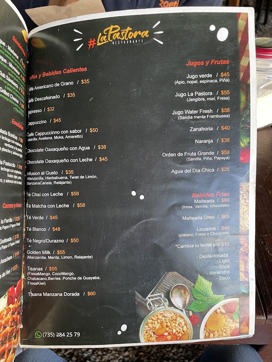 Menu - Hacienda La PastoraPhoto 6