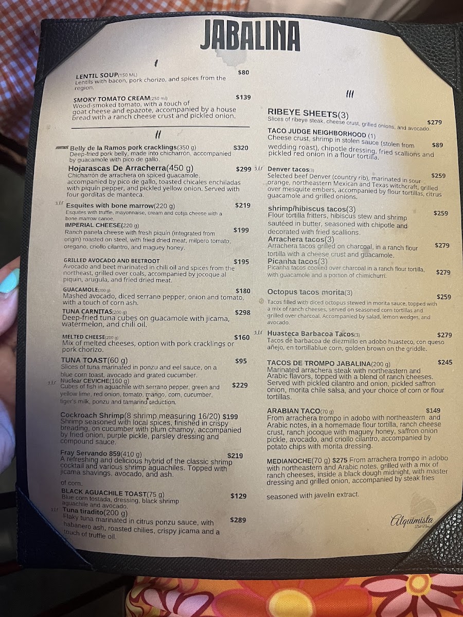 Menu - JabalinaPhoto 2