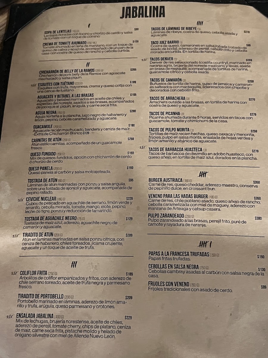 Menu - JabalinaPhoto 3