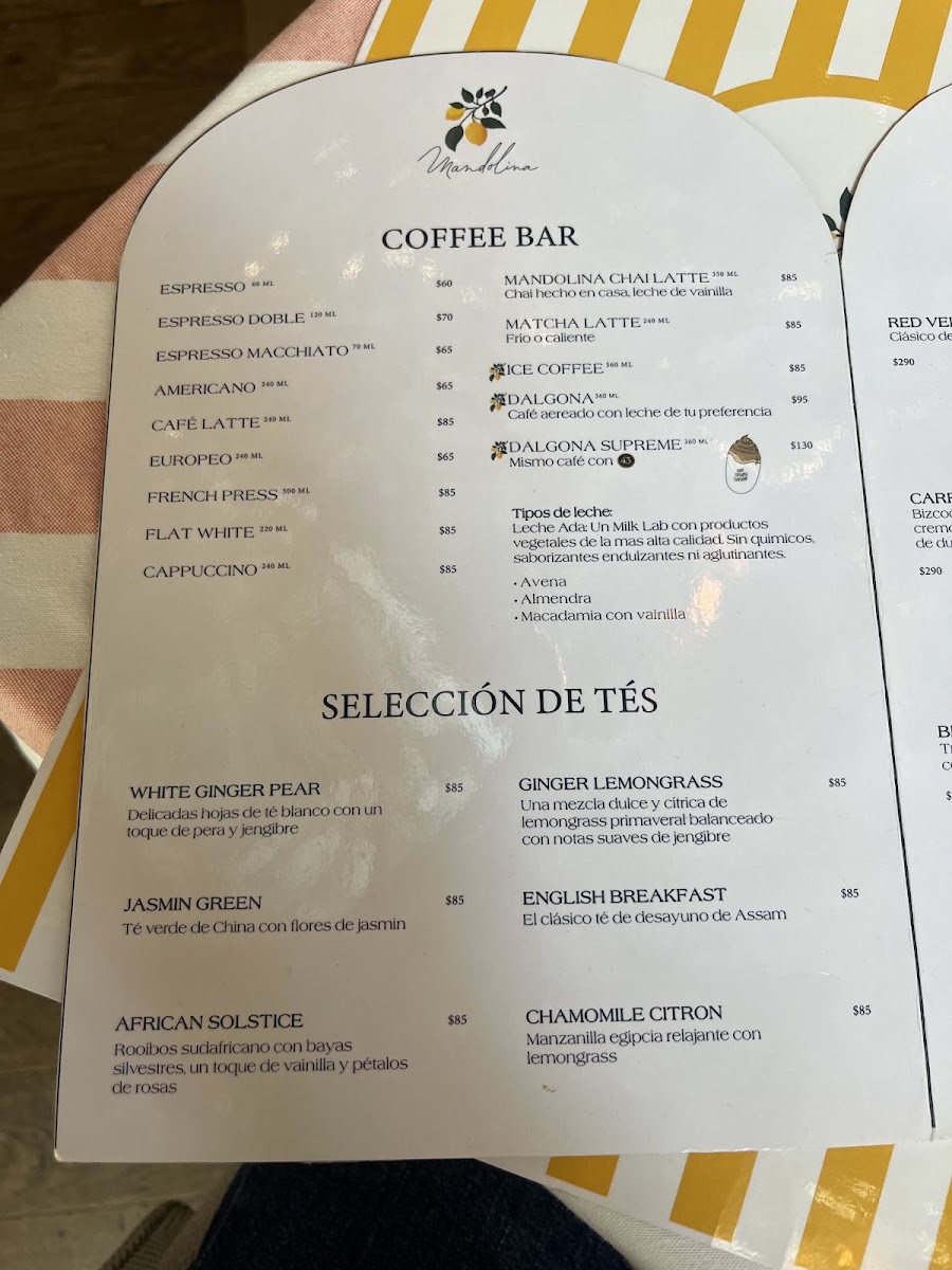 Menu - Mandolina PolancoPhoto 6