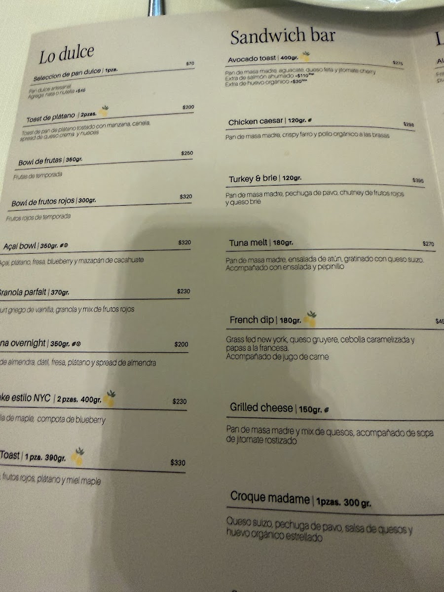 Menu - Mandolina PolancoPhoto 8