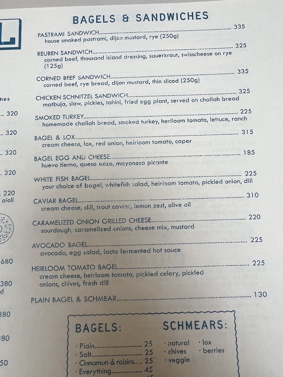 Menu - Mendl DelicatessenPhoto 3
