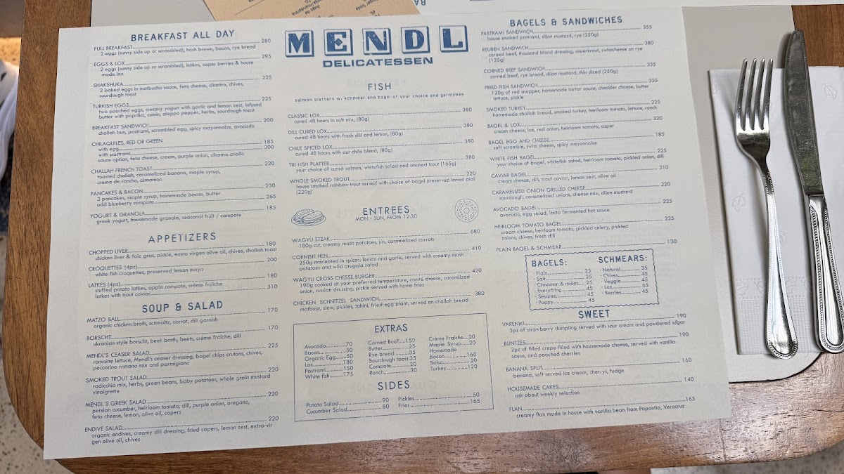 Menu - Mendl DelicatessenPhoto 7