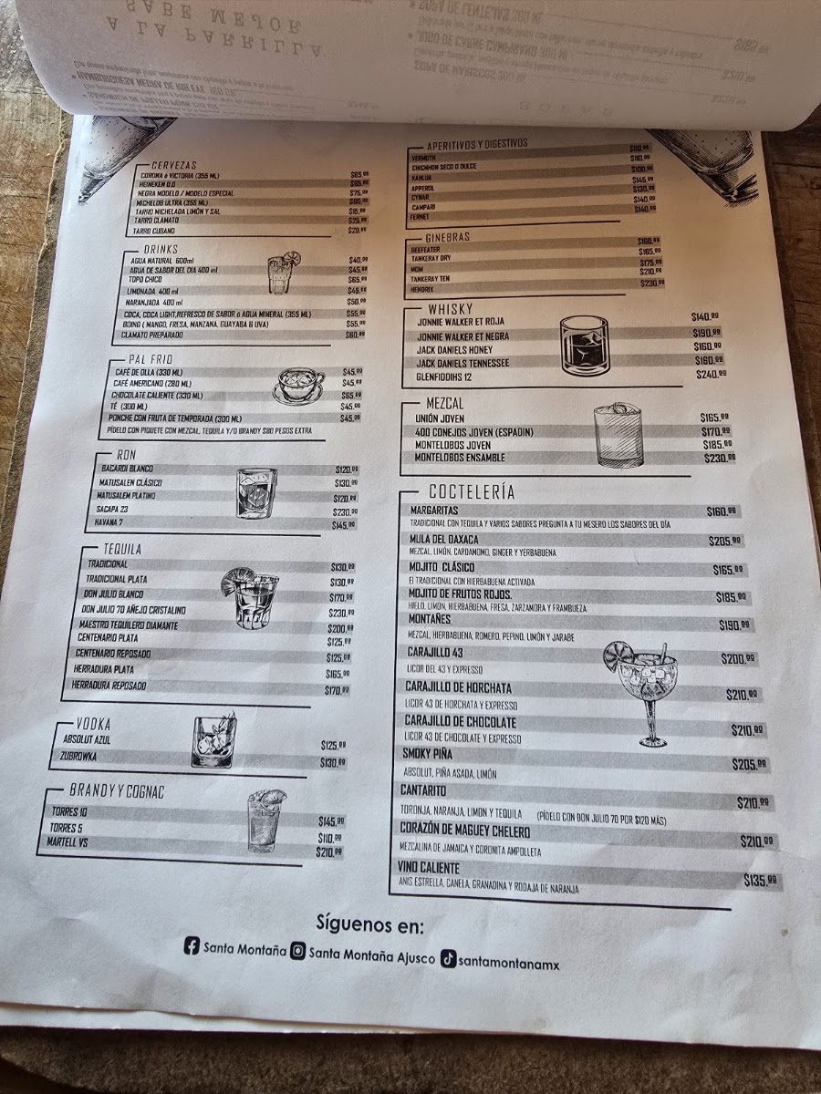 Menu - Santa MontañaPhoto 10