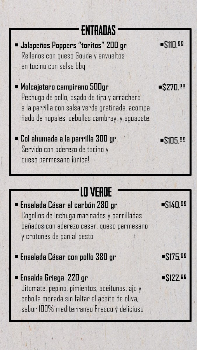 Menu - Santa MontañaPhoto 9