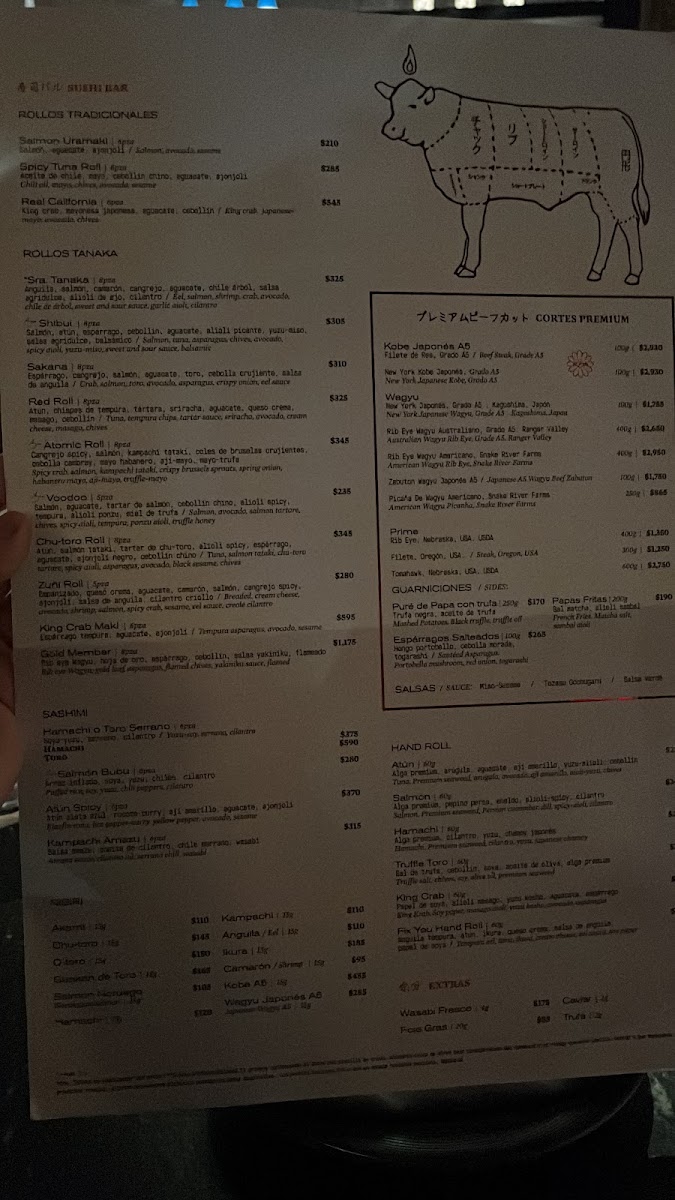 Menu - Señora Tanaka MasarykPhoto 3