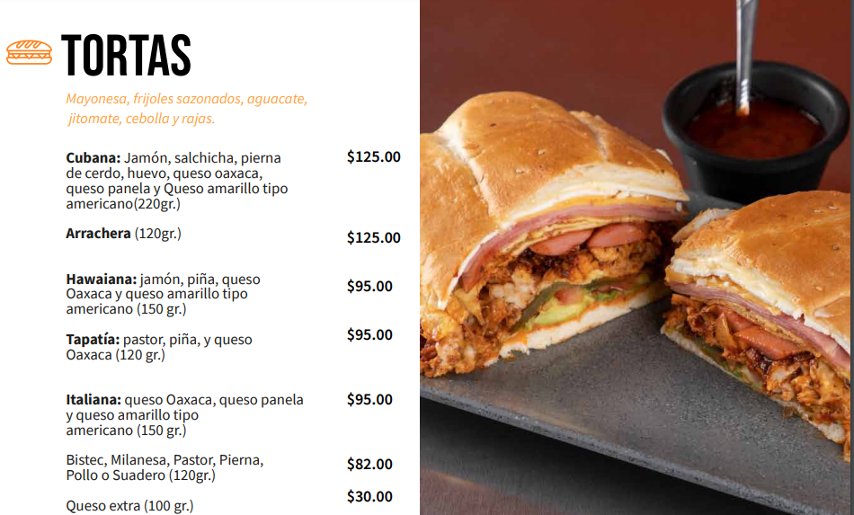 Menu - Taquería Don FrankPhoto 1