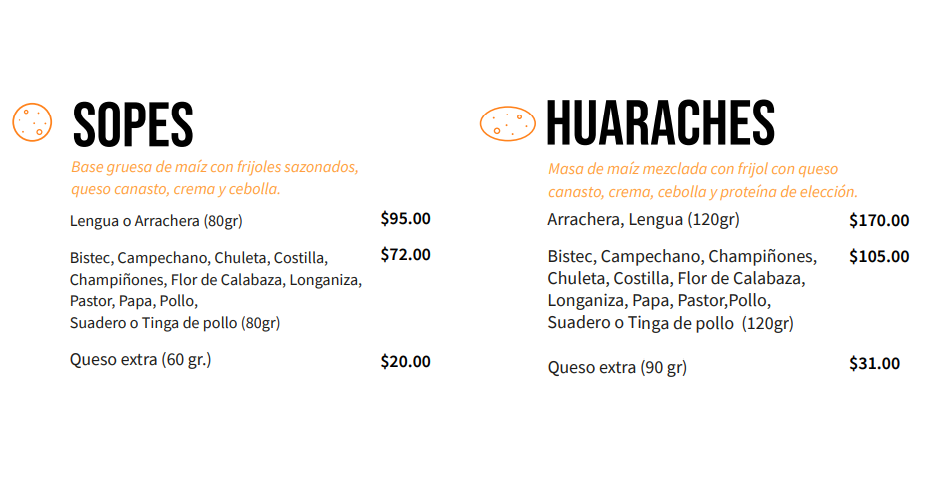 Menu - Taquería Don FrankPhoto 4